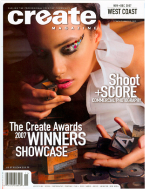 Create Magazine (March/April) - Our Packaging Work Featured in Cover Story "Wrap It Up"   