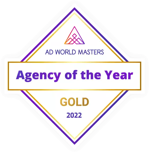 2022 Digital Agency of the Year
Gold Winner for 2022 Digital Marketing Agency of the Year, Awarded by Ad World Masters
etc